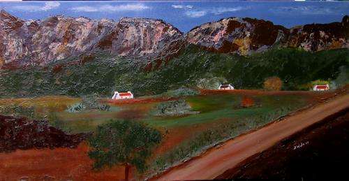 Original art by ZeldaZ     "In the valley"      390 mm x 760 mm
