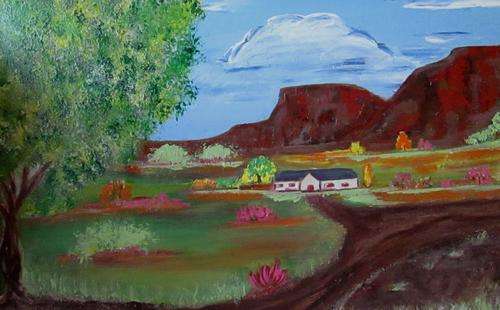 Original Art by ZeldaZ (2013-)   -  "On the farm "   -  " 370 mm  x 580 mm"