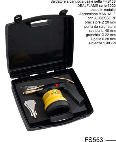 3-in-1 Butane Cartridge Torch (Auto-Start)
