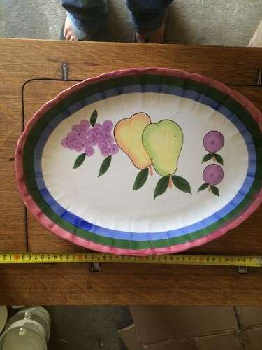 40 cm decorative oval platter bowl