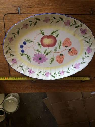 40 cm decorative oval platter bowl