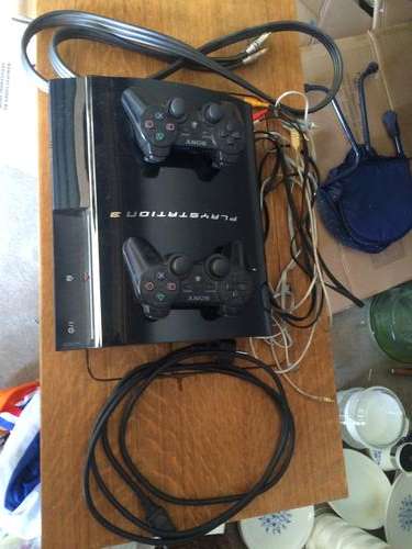 Play station 3 with 2 remotes