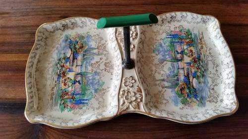 Vintage Snack Tray |Lancaster & Sandland|Made in England|