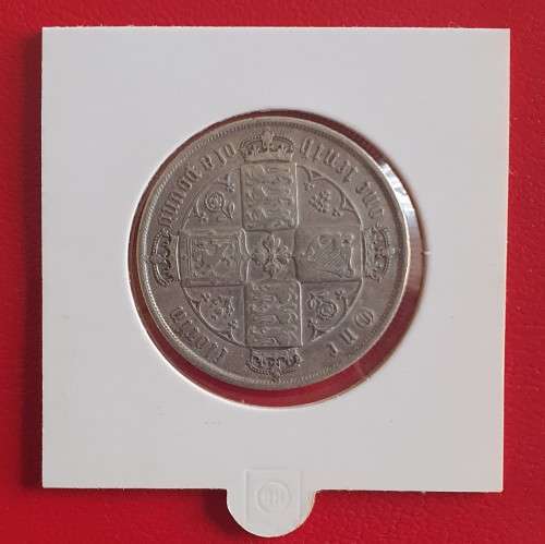 1864 - 79 Victoria 1 Florin Silver coin