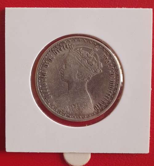 1864 - 79 Victoria 1 Florin Silver coin