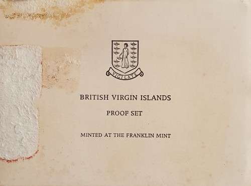 1974 British Virgin Islands Proof Set - Sterling Silver 1 Dollar