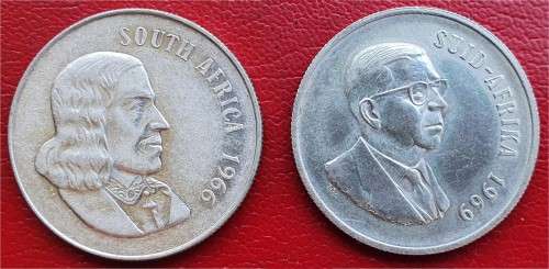 1966 and 1969 Silver R1 - UNC