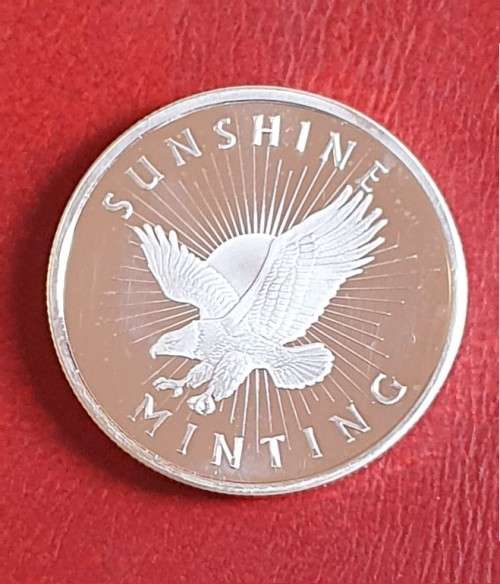 1oz Sunshint Mint Silver Round