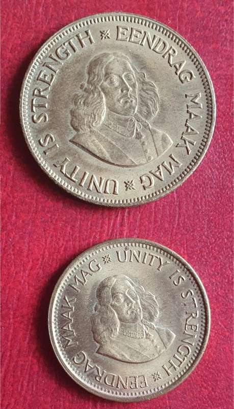 1961 RSA ½c and 1c - Proof