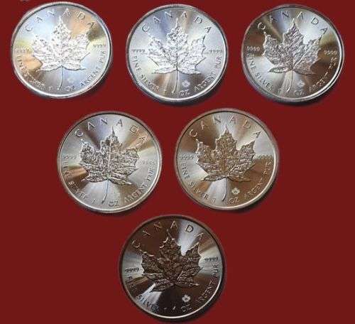 2020 Canadian Maple 1oz Silver coin 9999 fine silver