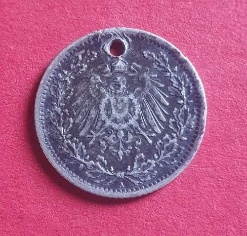 1907 ½ Deutsche Mark - 90%