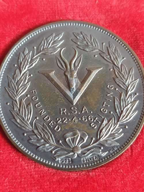 1966 Finding of the OFS Numismatic society medal collection - 92.5% Silver