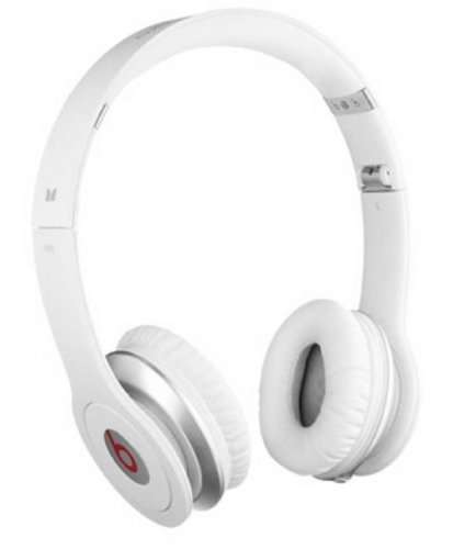 Monster Beats Solo Headphones in white