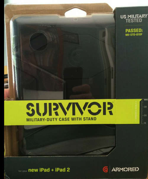 Griffin Survivor Military-duty case with stand