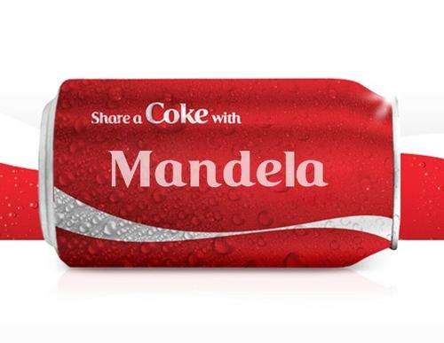 1918 - 2013 NELSON MANDELA LIMITED EDITION 200ml FULL COKE CAN COCA COLA SOUTH AFRICA