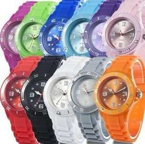 Good Quality 3.8CM Sports Silicone Jelly Watches