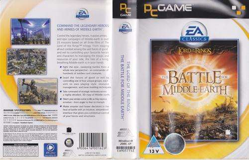 The lord of The Rings, The Battle for Middle Earth