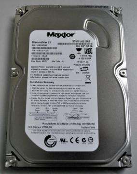 Maxtor Diamondmax21 160GB SATA HDD
