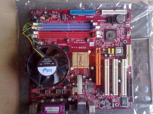 PC Chips P23G Motherboard with Celeron D 2.66 Processor