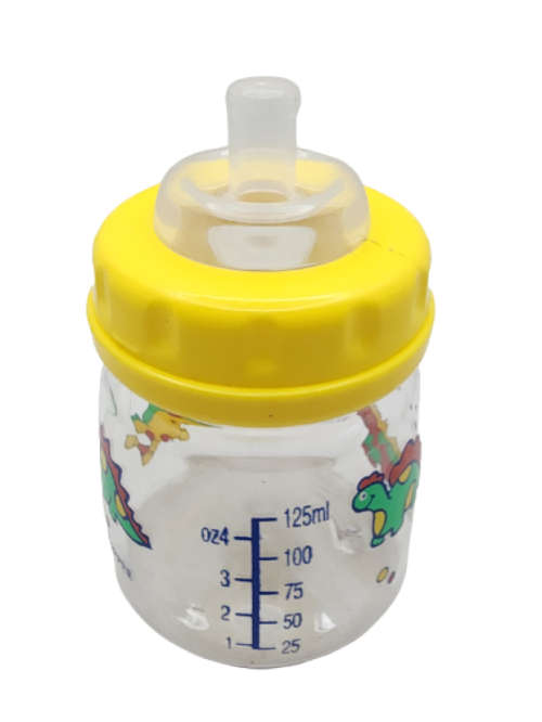 Tommee Tippee Baby Wide Neck Feeding Bottle 125ml With Wide Neck Purflex Slow Flow Teat