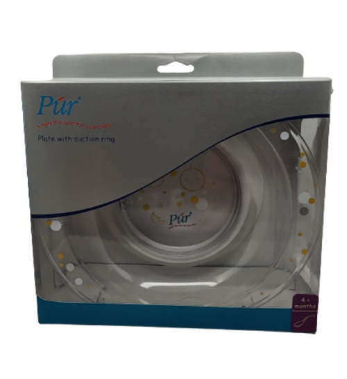 Pur Baby Plate With Suction Ring 4+ Months