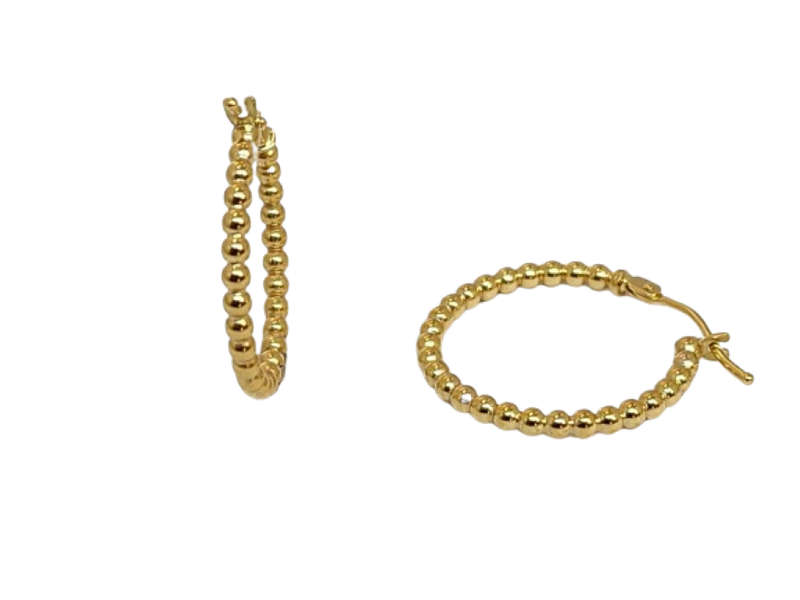 9CT GOLD HOOP EARRING
