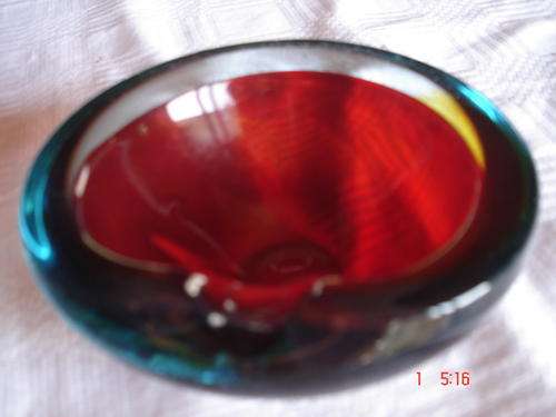 murano ashtray in good condition.