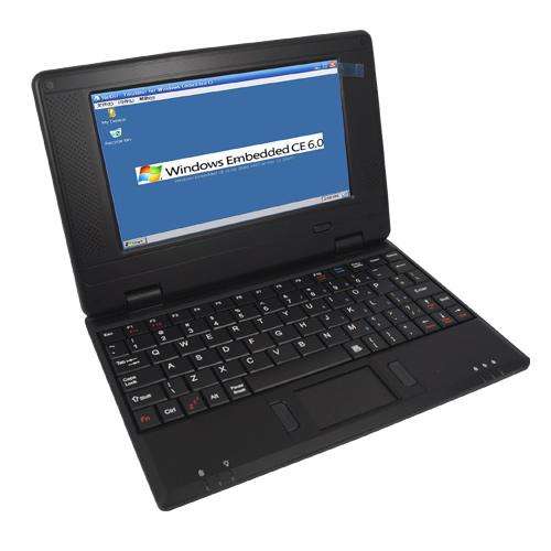7'' WinCE 6.0 Mini Laptop Netbook Tablet WIFI, Black