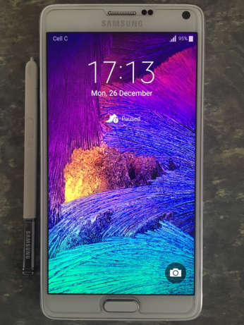 SAMSUNG GALAXY NOTE 4 (WHITE) in VERY GOOD  CONDITION