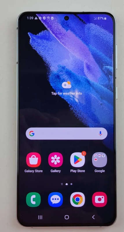 Samsung S21 Plus 5G Phantom Silver in Colour  Dual SIM in Very Good Condition