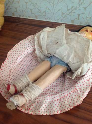 Paper mache' Doll