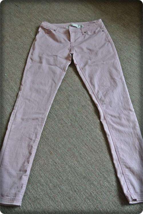 Pastel purple stretch jeans size 30