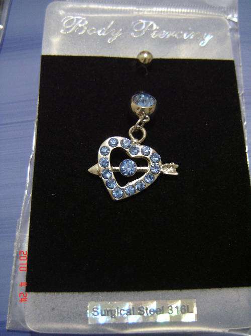 ***Pretty Diamante belly rings***