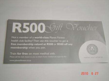 ***Planet Fitness R500 voucher!!!Get it cheaper today