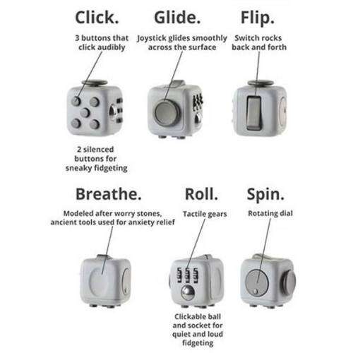 FIDGET CUBE GREY