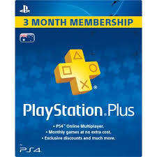 Playstation plus for 3 months memberships
