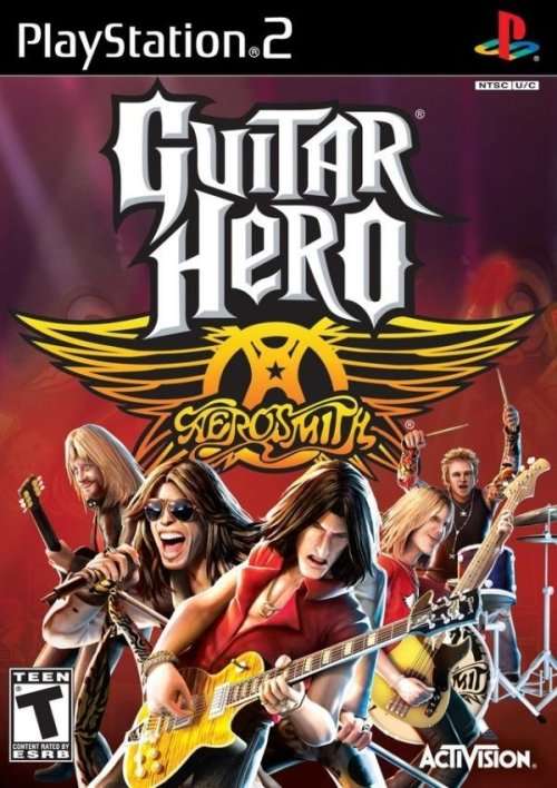 PS 2 Guitar Hero Aerosmith - NTSC