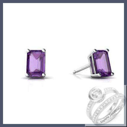 ***HOT ITEM***Stunning purple amethyst Earrings!! LAST ITEM!!!