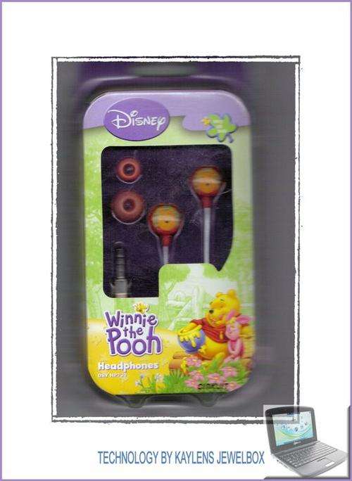 ***R550***MP3, CD, DVD AND GAME SYSTEM: DISNEY WINNIE THE POOH HEADPHONES