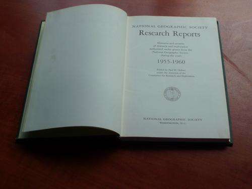 National Geographic Research 1955 - 1960