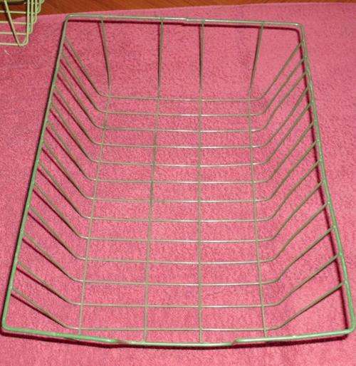 Wire Office Tray -Bottle Green