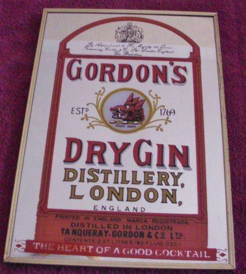 Gordans Dry Gin Mirror
