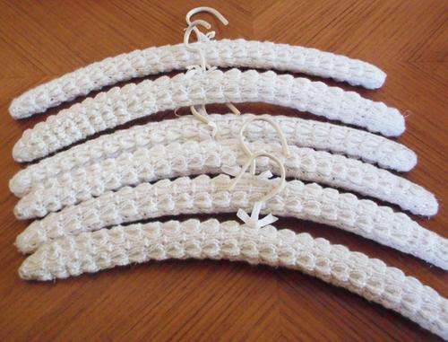 Crochet White Hangers
