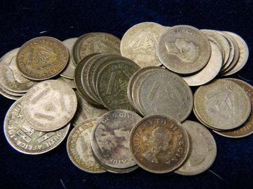 UNION SILVER TICKEYS MIX ALL 70,1 GRAMS !!!