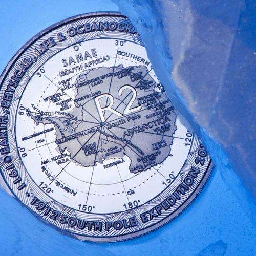 * STERLING SILVER CROWN - DISCOVERY OF SOUTH POLE - PROOF COIN + C.O.A !!!*