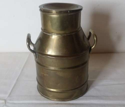 BRASS MILK CAN 15 CM