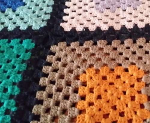 VINTAGE CROCHET BLANKET