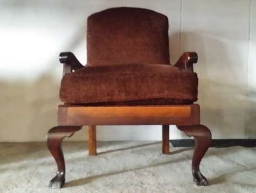 IMBUIA BALL AND CLAW ARM CHAIR