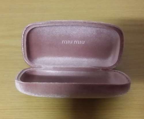 SUNGLASSES  CASE PINK VELVET