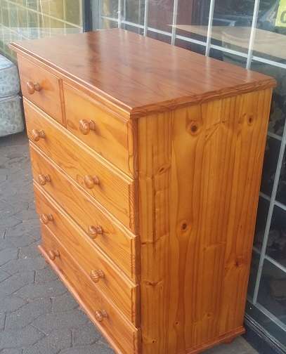 SOLID PINE 6 DRAWER CHEST OF DRAWERS ... COLLECTION EDENVALE JHB